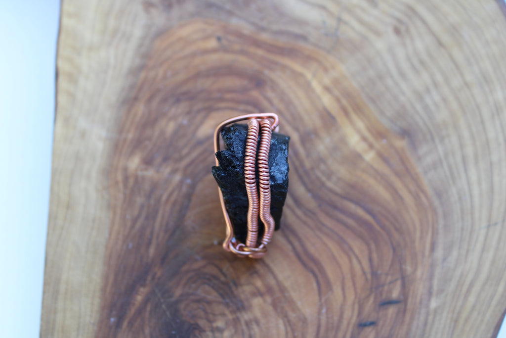 Wrapped Black Tourmaline