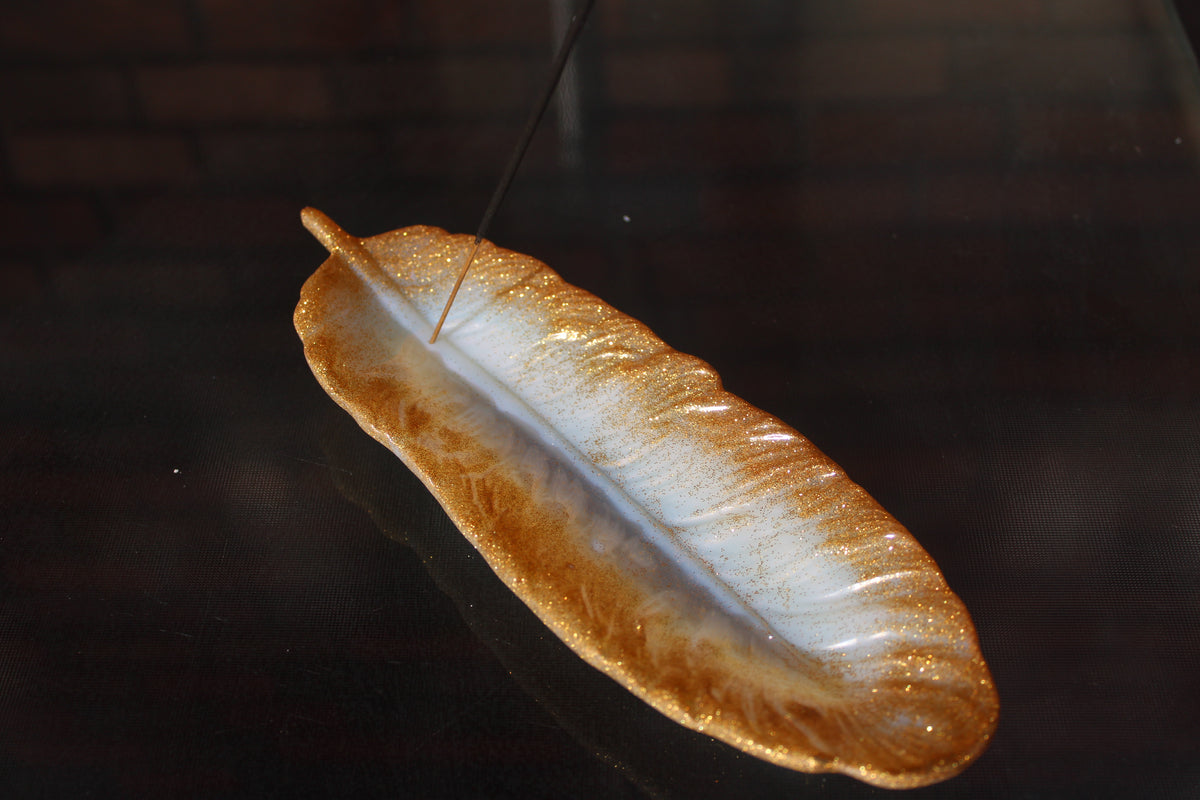 Feather Incense Holder