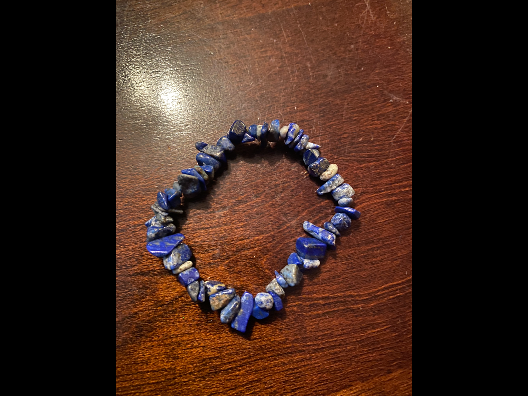 Lapis Lazuli Chip Bracelet