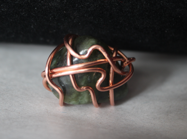 Wrapped Prehnite with Epidote